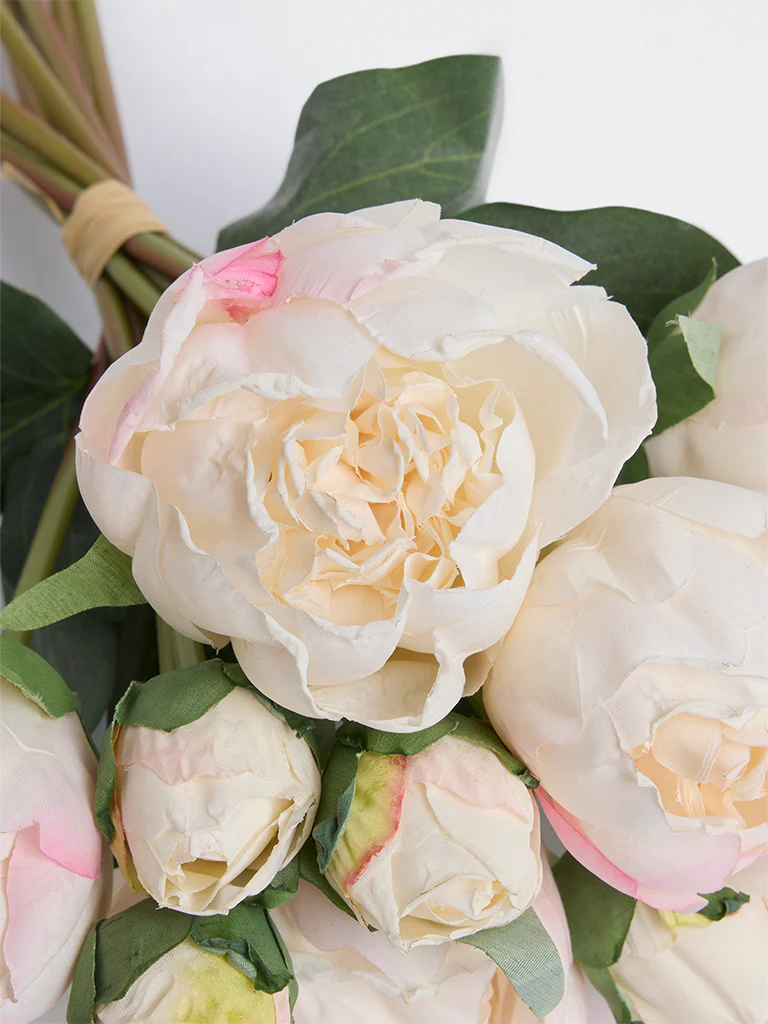 Westside Home Pink Artificial Peony Flowers - Image 4
