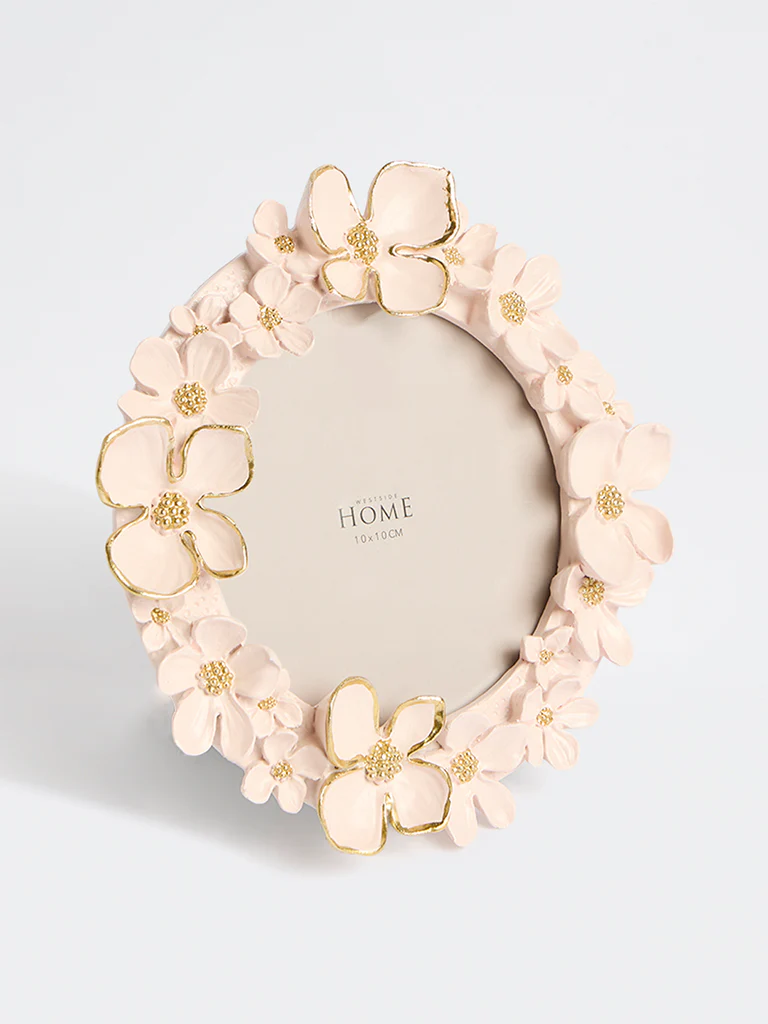 Westside Home Pink Flower-Design Photo Frame - Image 2