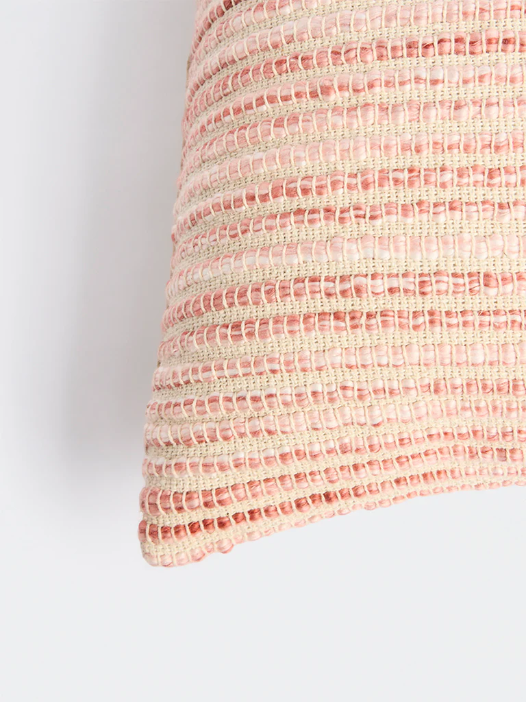 Westside Home Pink Graded Striped Cushion Cover - Image 5