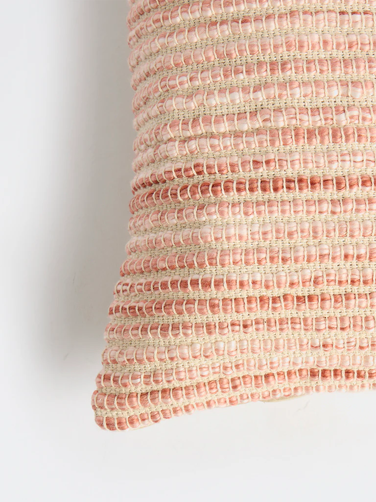 Westside Home Pink Graded Striped Cushion Cover - Image 6