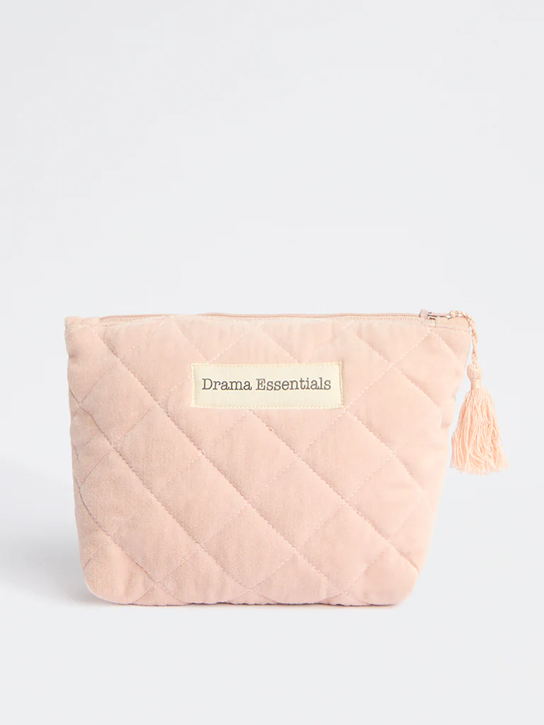 Westside Home Pink Quilted Pouch