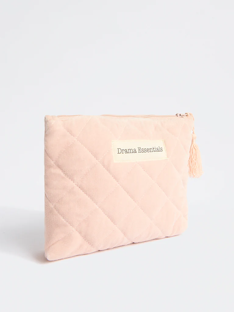 Westside Home Pink Quilted Pouch - Image 2
