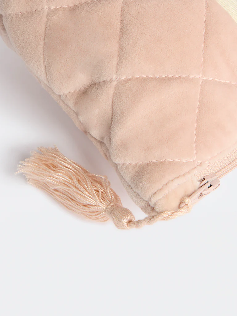 Westside Home Pink Quilted Pouch - Image 3