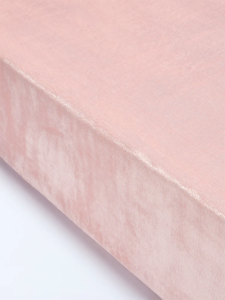 Westside Home Pink Single Bed Fleece Blanket - Image 2