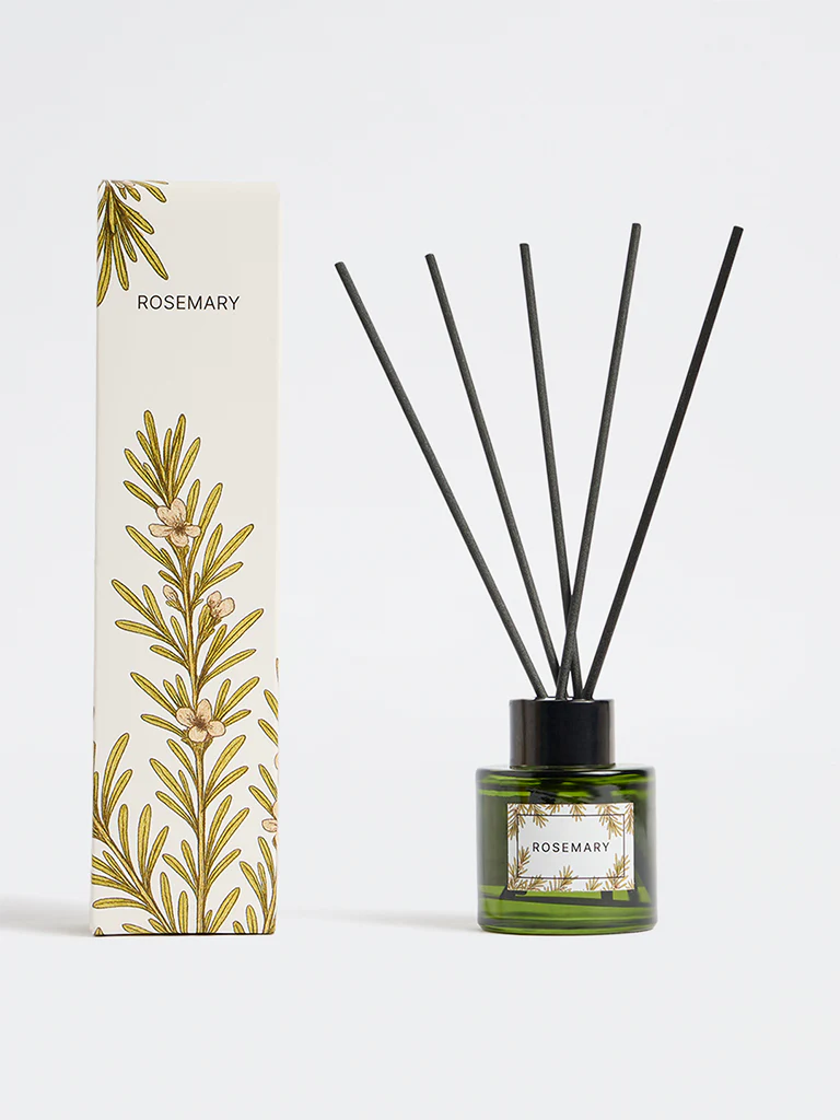 Westside Home Rosemary Fragrance Diffuser with Five Reed Sticks