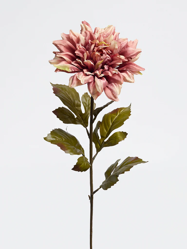 Westside Home Rust Artificial Dahlia Flower - Image 2
