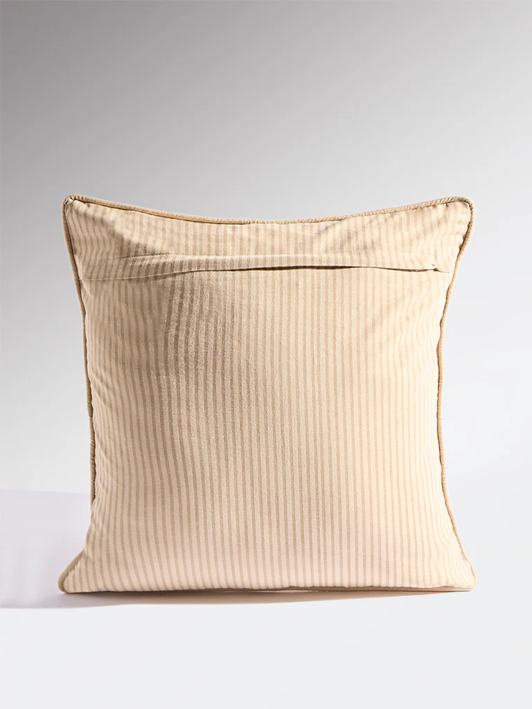 Westside Home Sage Floral Embroidered Cushion Cover - Image 2