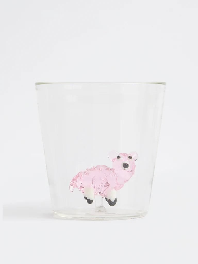 Westside Home Sheep Motif Water Glass