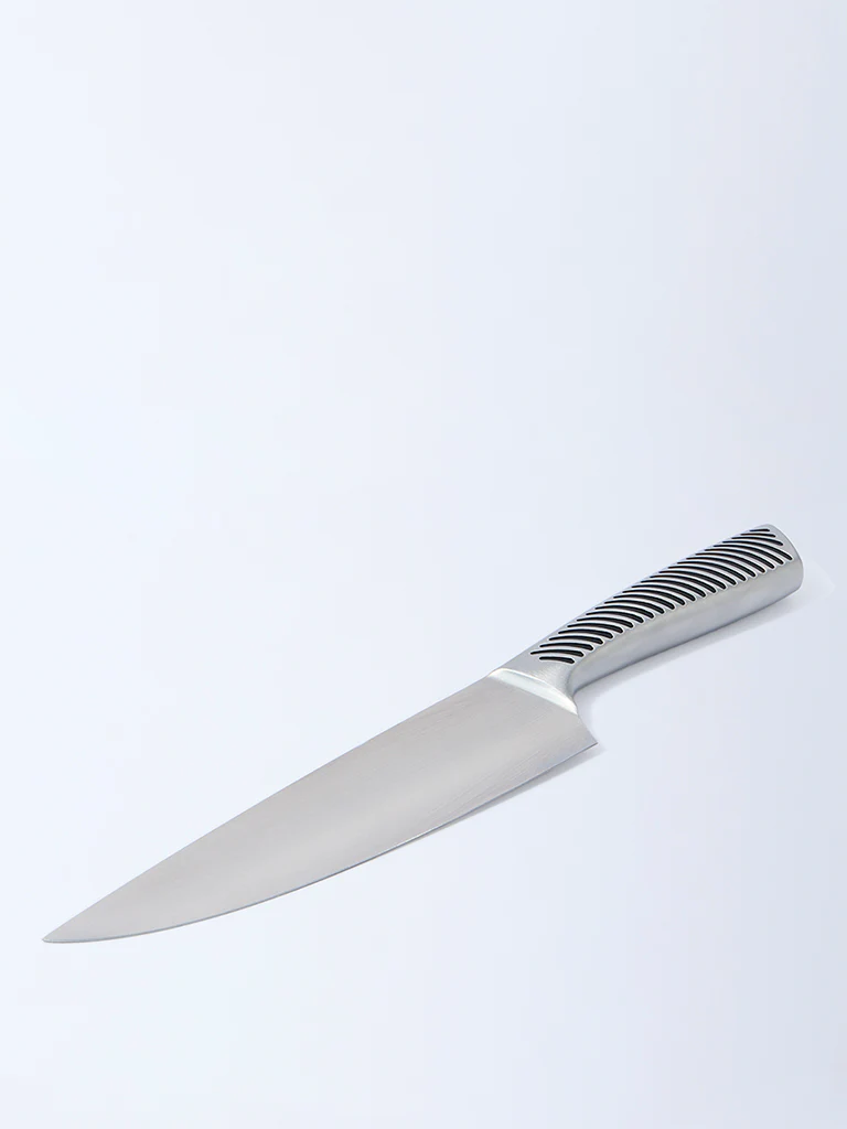 Westside Home Silver Curved Chef Knife - Image 2