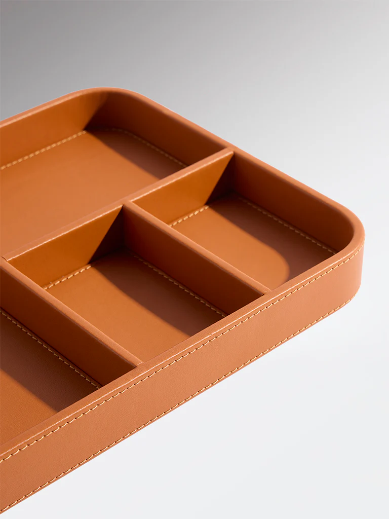 Westside Home Tan Jewellery Tray - Image 3