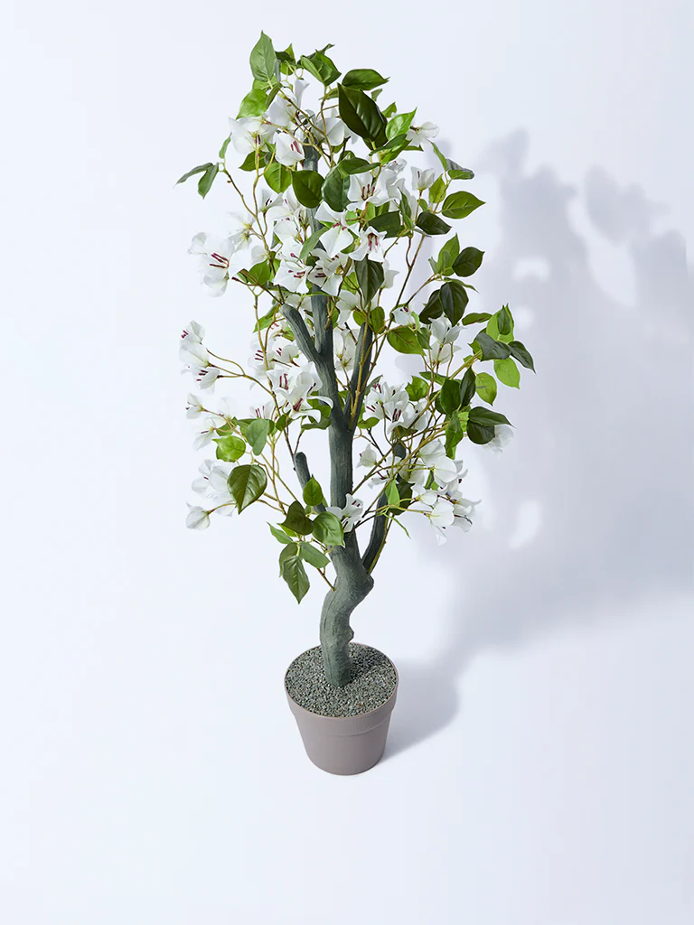 Westside Home White Artificial Bougainvillea Plant - Image 2