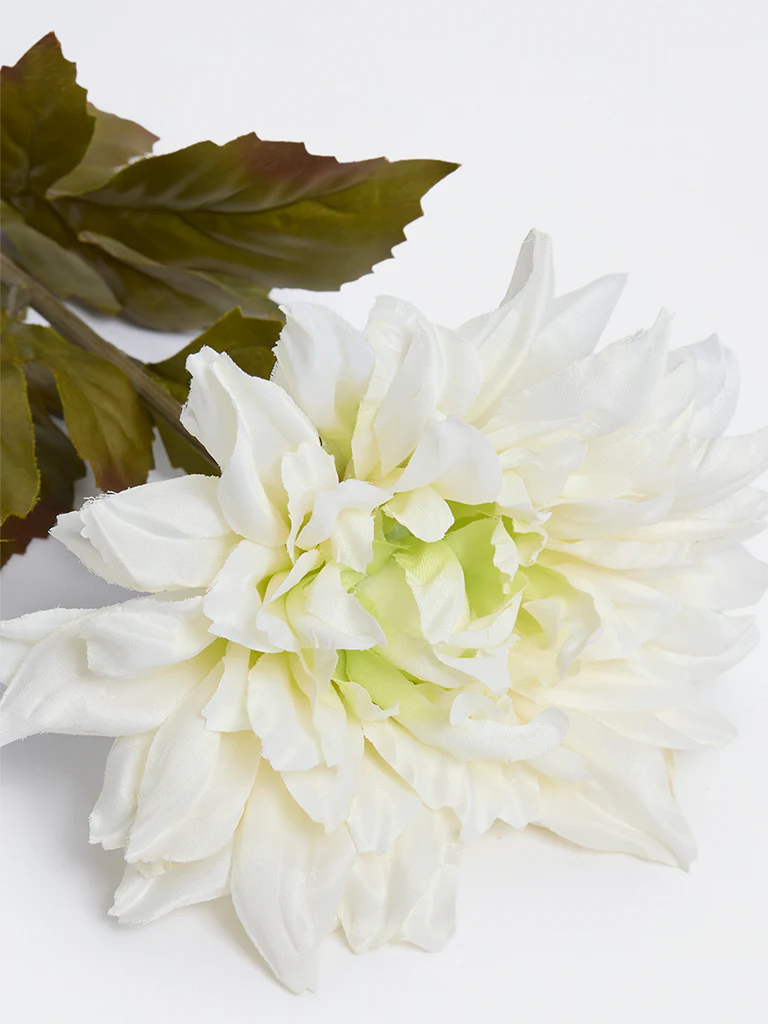 Westside Home White Artificial Dahlia Flower - Image 3