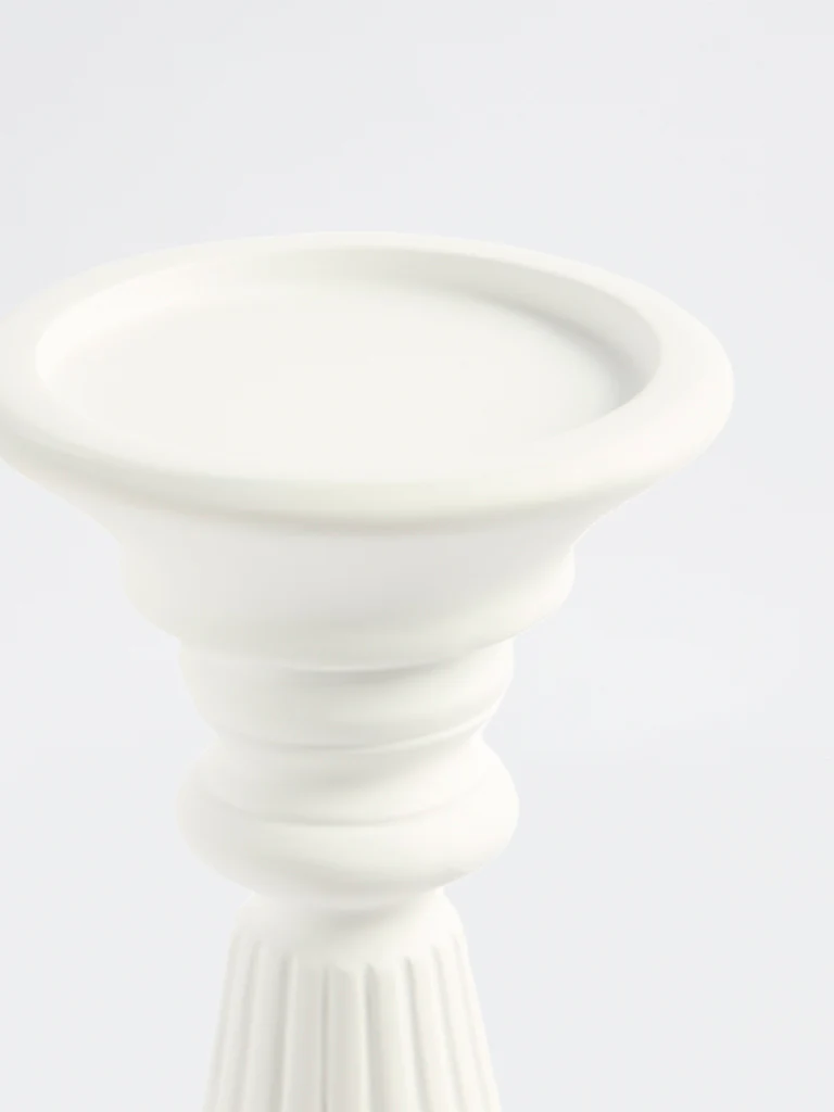 Westside Home White Candle Pillar - Image 4