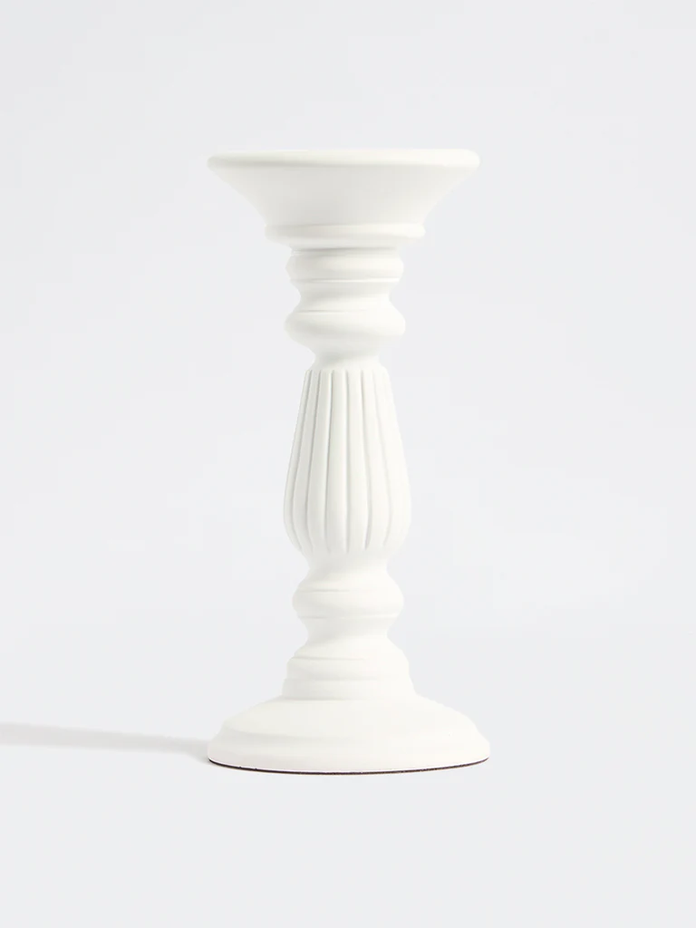 Westside Home White Candle Pillar - Image 2