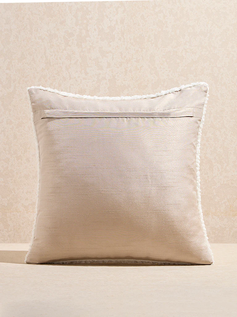 Westside Home White Chevron Design Cushion Cover - Image 2