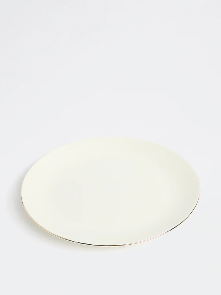 Westside Home White Dinner Plate - Image 2