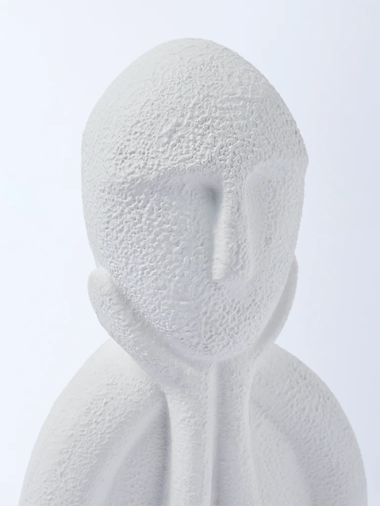 Westside Home White Face Decorative Object - Image 3