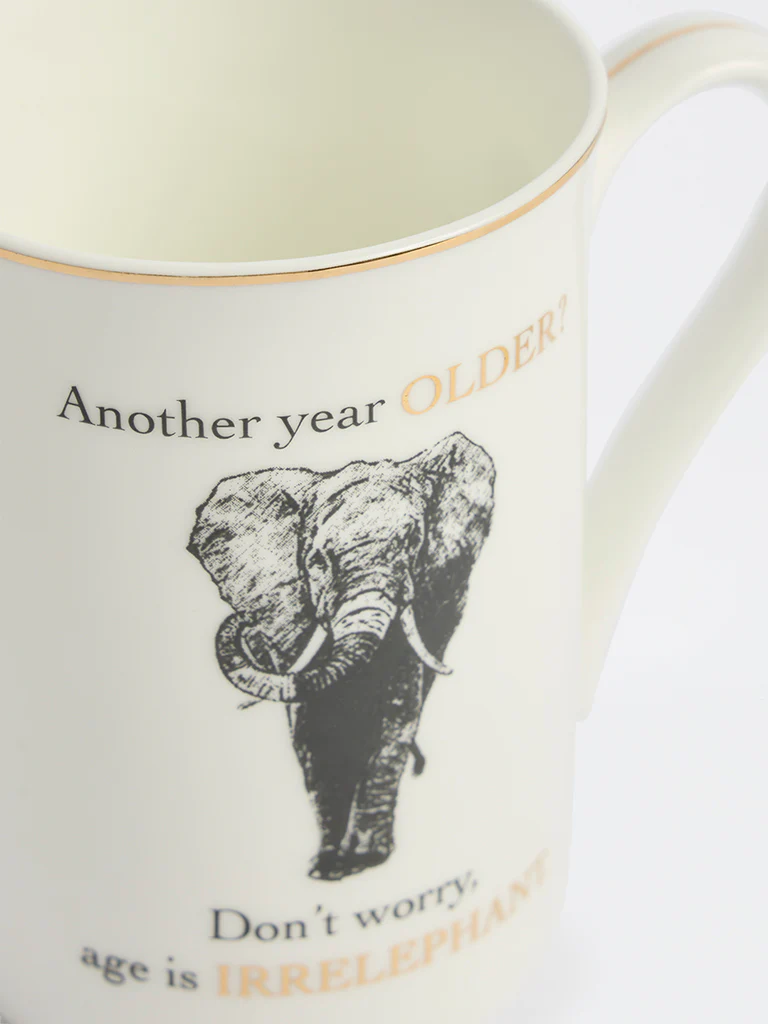 Westside Home White Graphic Printed Mug - Image 3