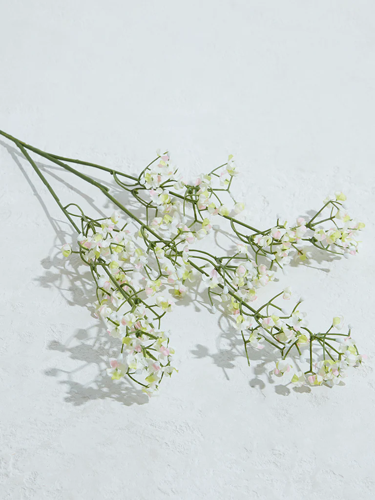 Westside Home White Gypsophila Artificial Flower - Image 2
