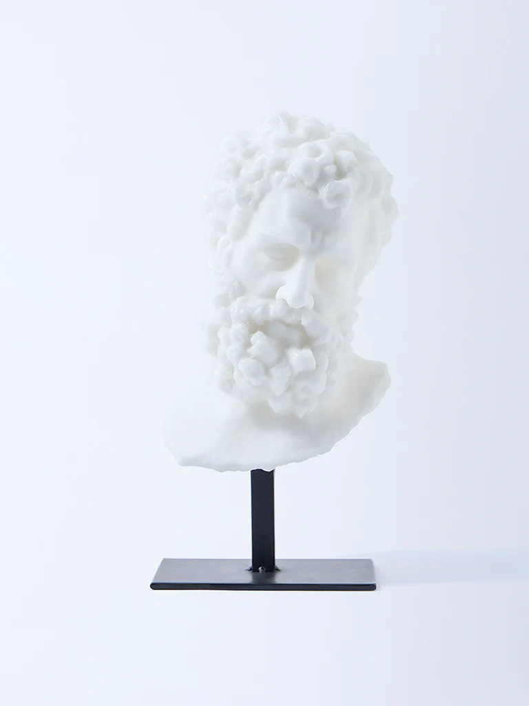 Westside Home White Hercules Decorative Object