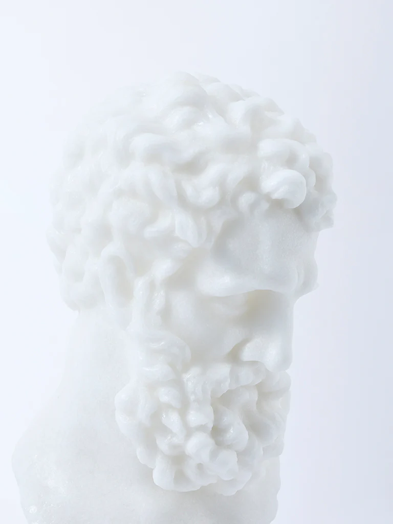 Westside Home White Hercules Decorative Object - Image 3