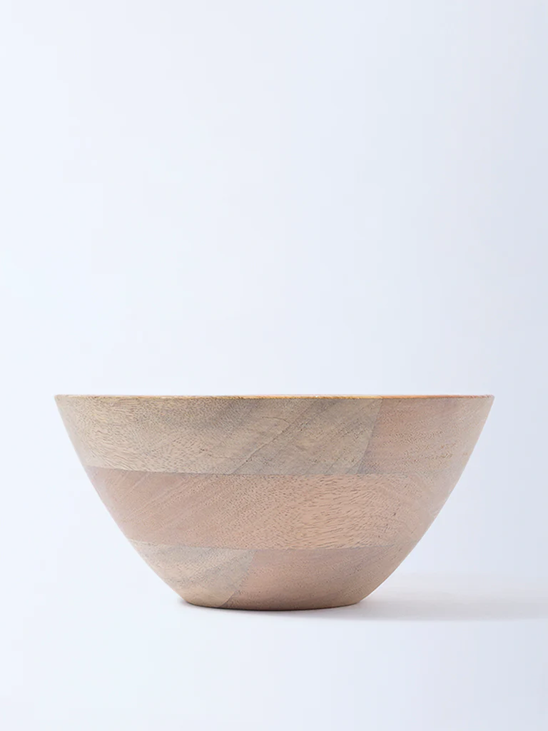Westside Home White Shell Detailed Enamel Bowl