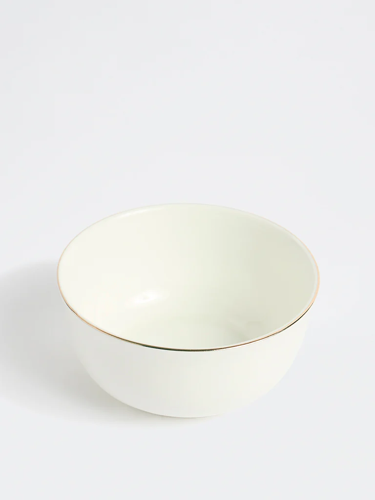 Westside Home White Small Bowl - Image 2