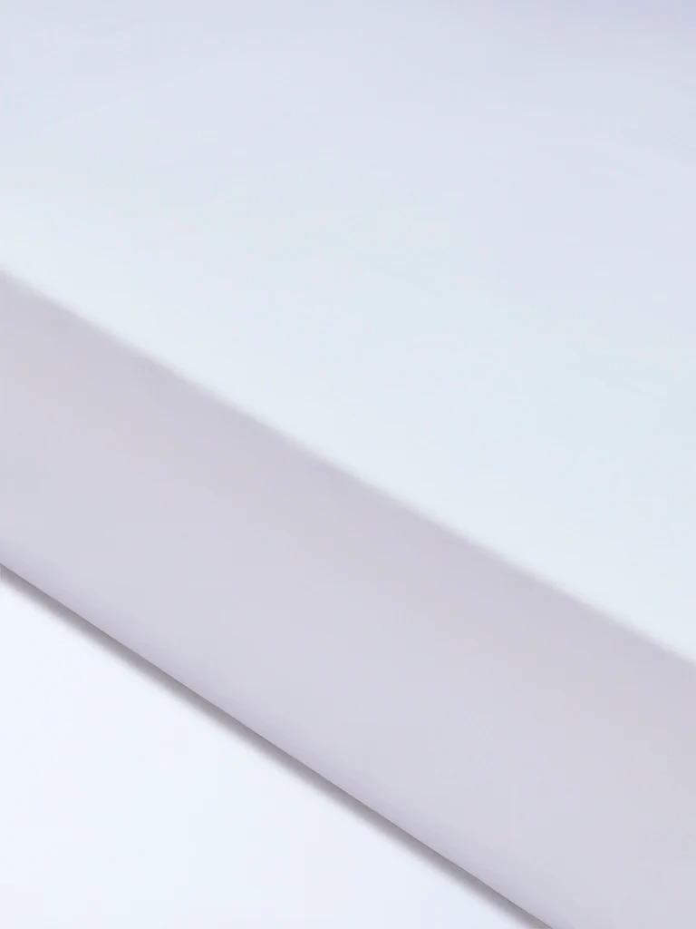 Westside Home White Solid King Bed Sheet Set - Image 2