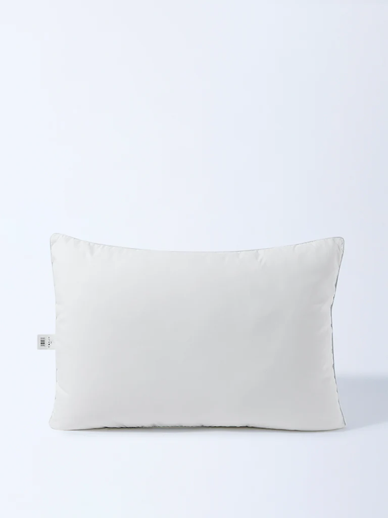 Westside Home White Solid Plush Pillow - Image 2