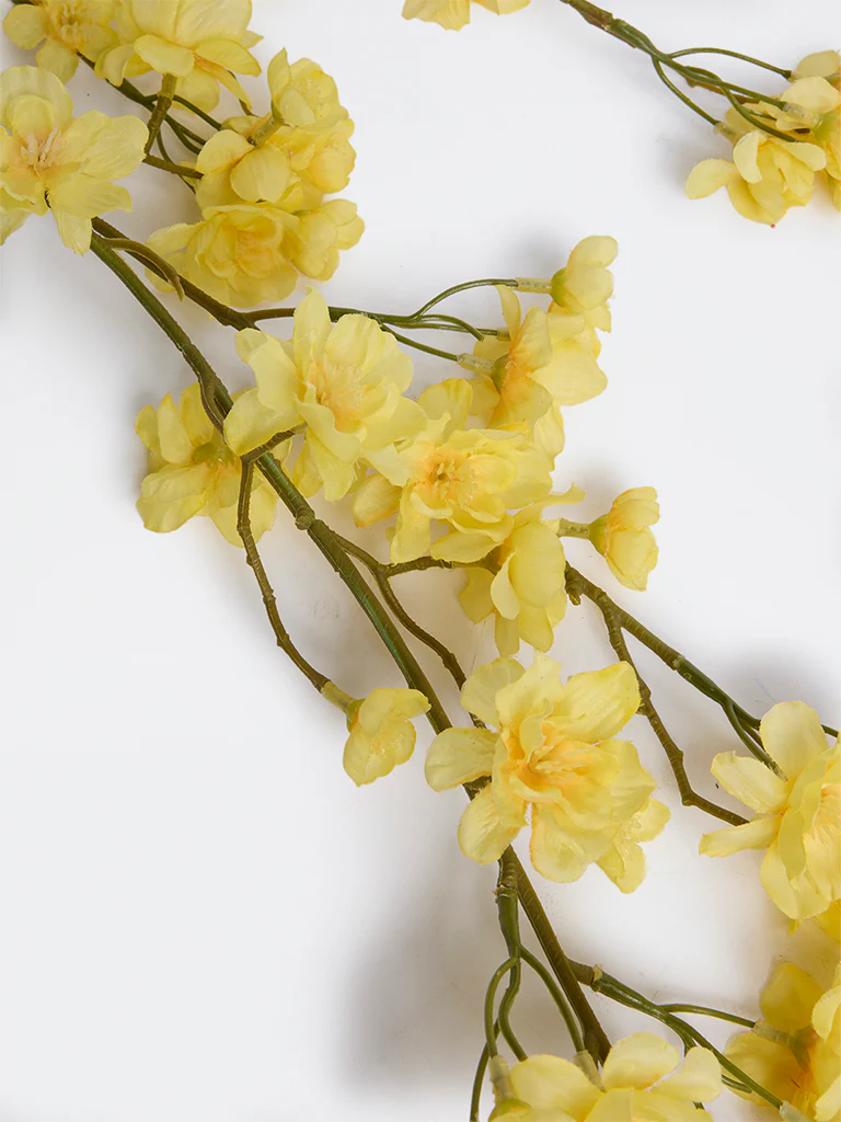 Westside Home Yellow Artificial Jasmine Plant - Image 3