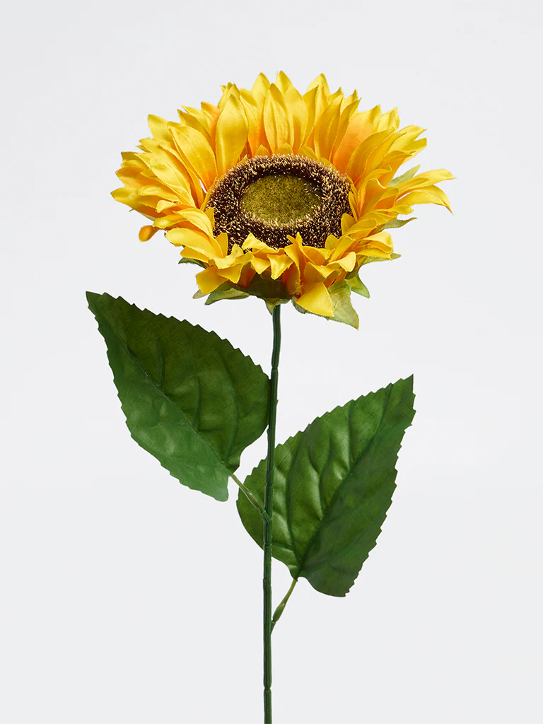 Westside Home Yellow Artificial Sunflower Plant - Image 2
