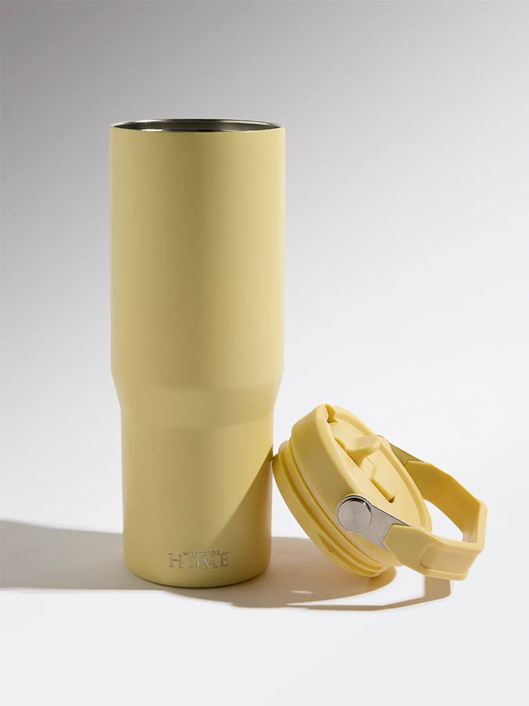 Westside Home Yellow Insulated Tumbler Water Bottle - 850ML - Image 2
