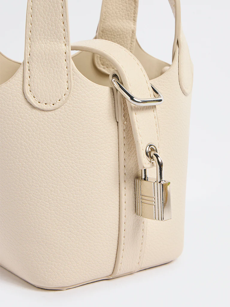 Westside Ivory Nano Bucket Bag - Image 3