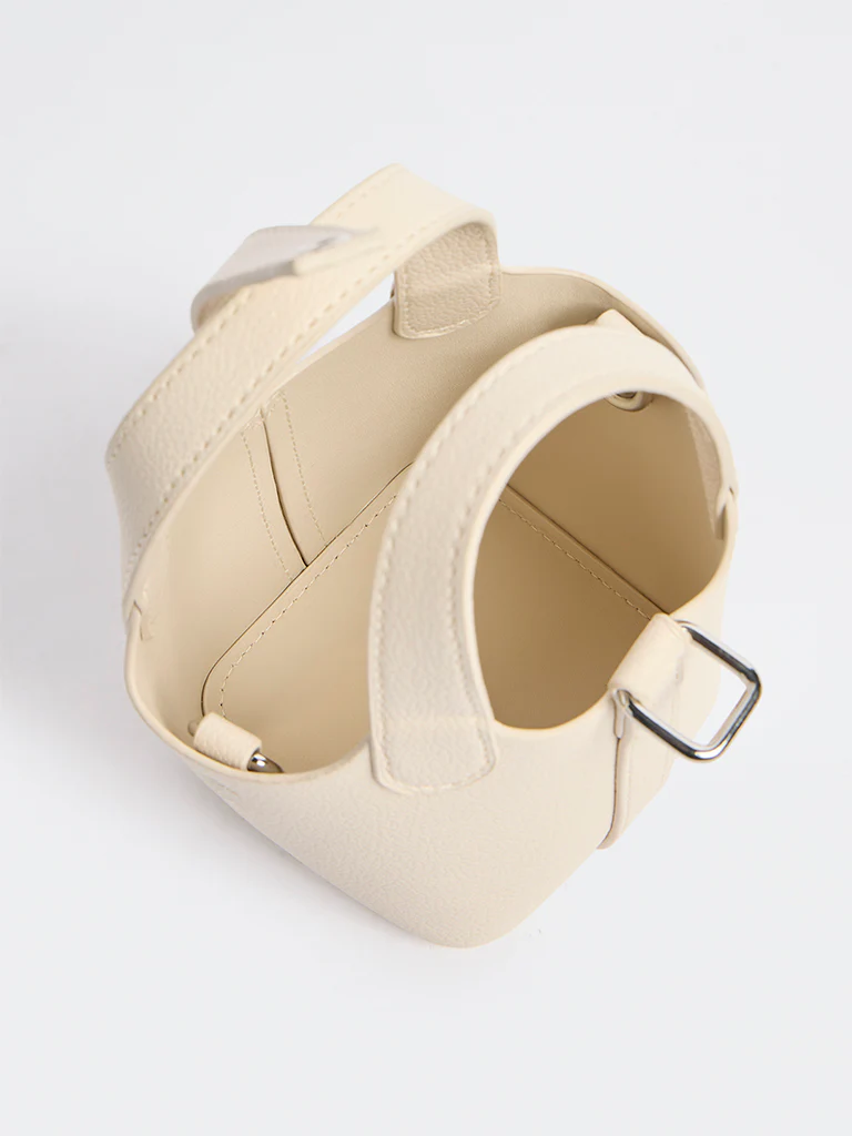 Westside Ivory Nano Bucket Bag - Image 4