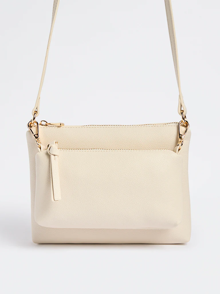 Westside Ivory Pouch with Sling Handle - Image 3
