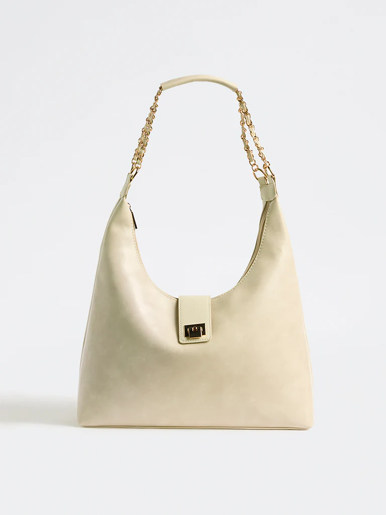 Westside Ivory Shoulder Bag