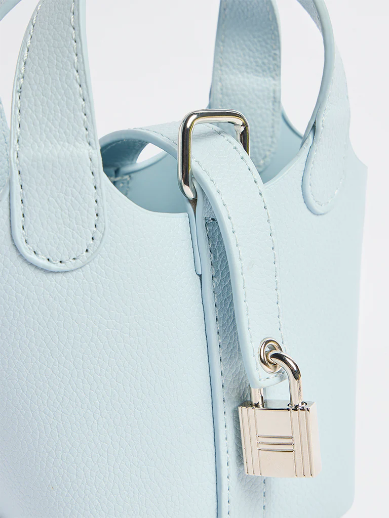 Westside Light Blue Nano Bucket Bag - Image 3