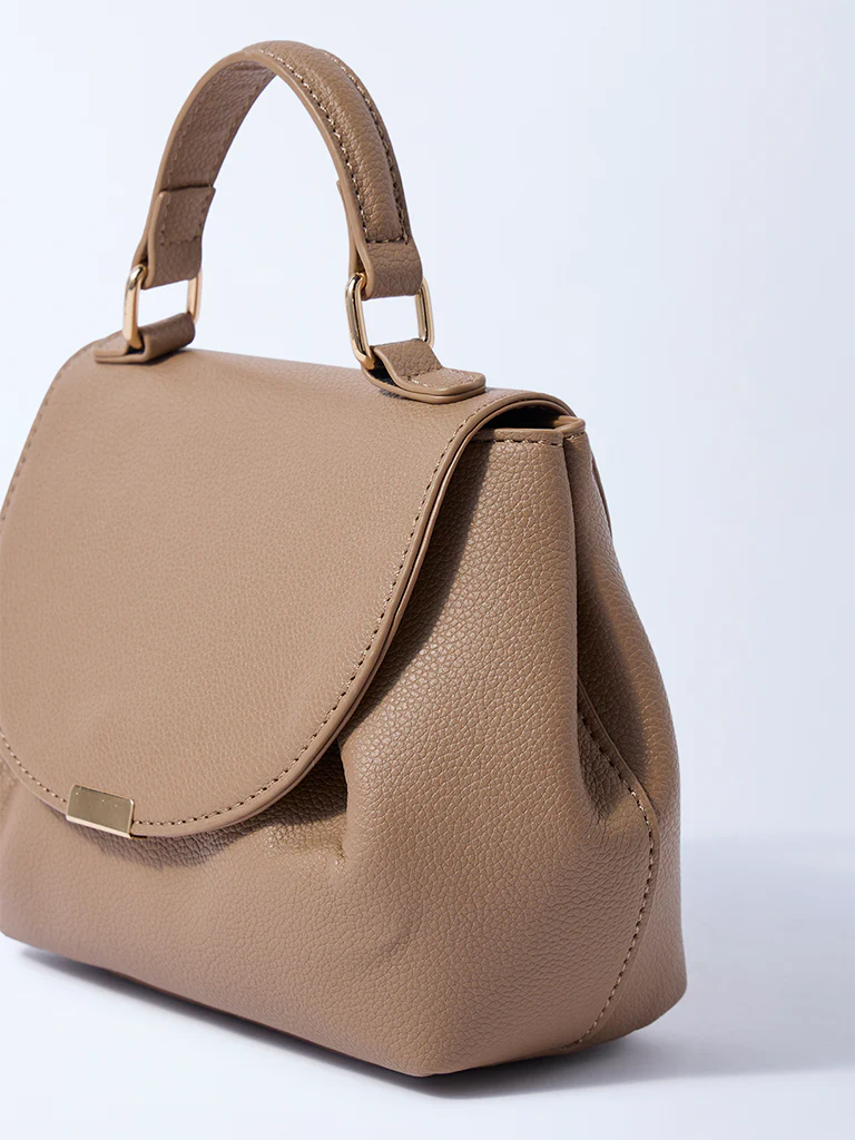 Westside Light Brown Potli Sling Bag - Image 3