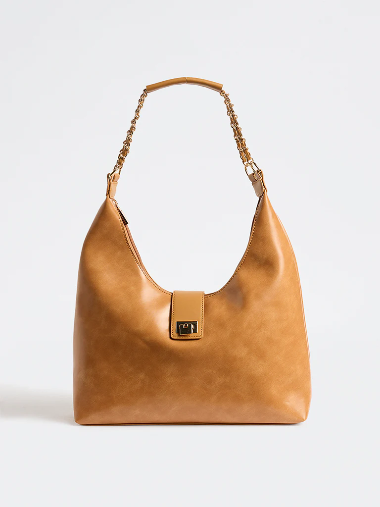 Westside Light Brown Shoulder Bag