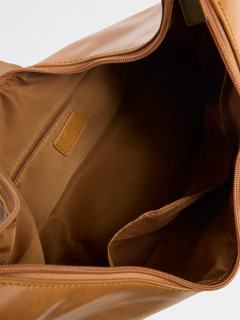 Westside Light Brown Shoulder Bag - Image 4
