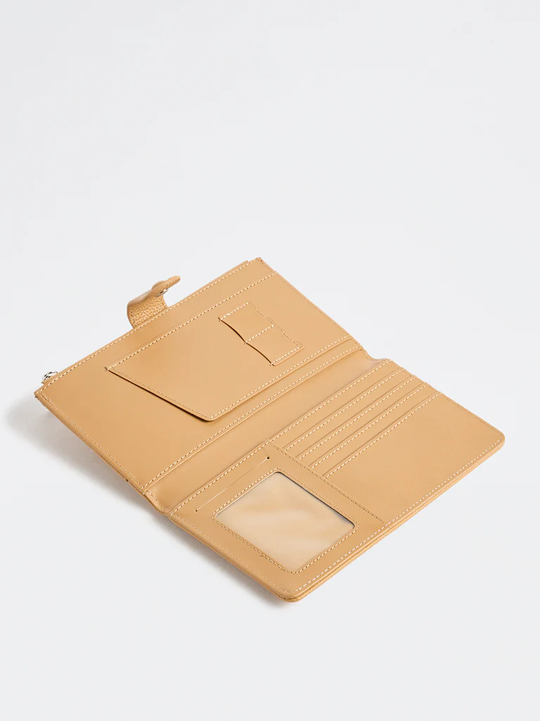 Westside Light Orange Textured Passport Holder - Image 3