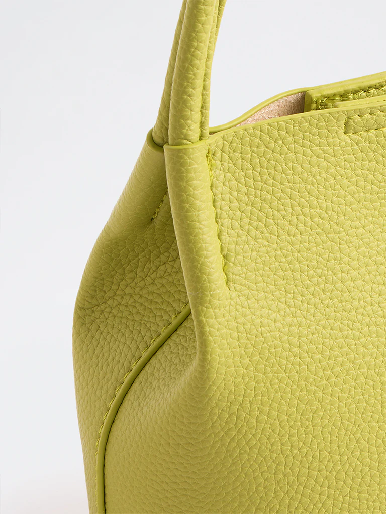 Westside Lime Textured Mobile Sling Bag with a Pouch - Image 3