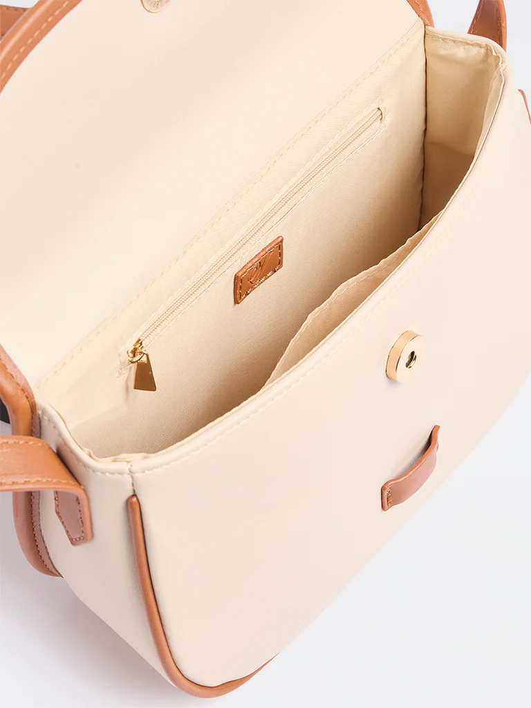 Westside Off-White Sling Bag - Image 4