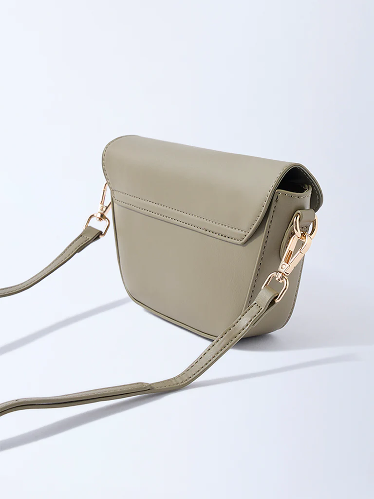 Westside Olive Hardware-Detailed Sling Bag - Image 2