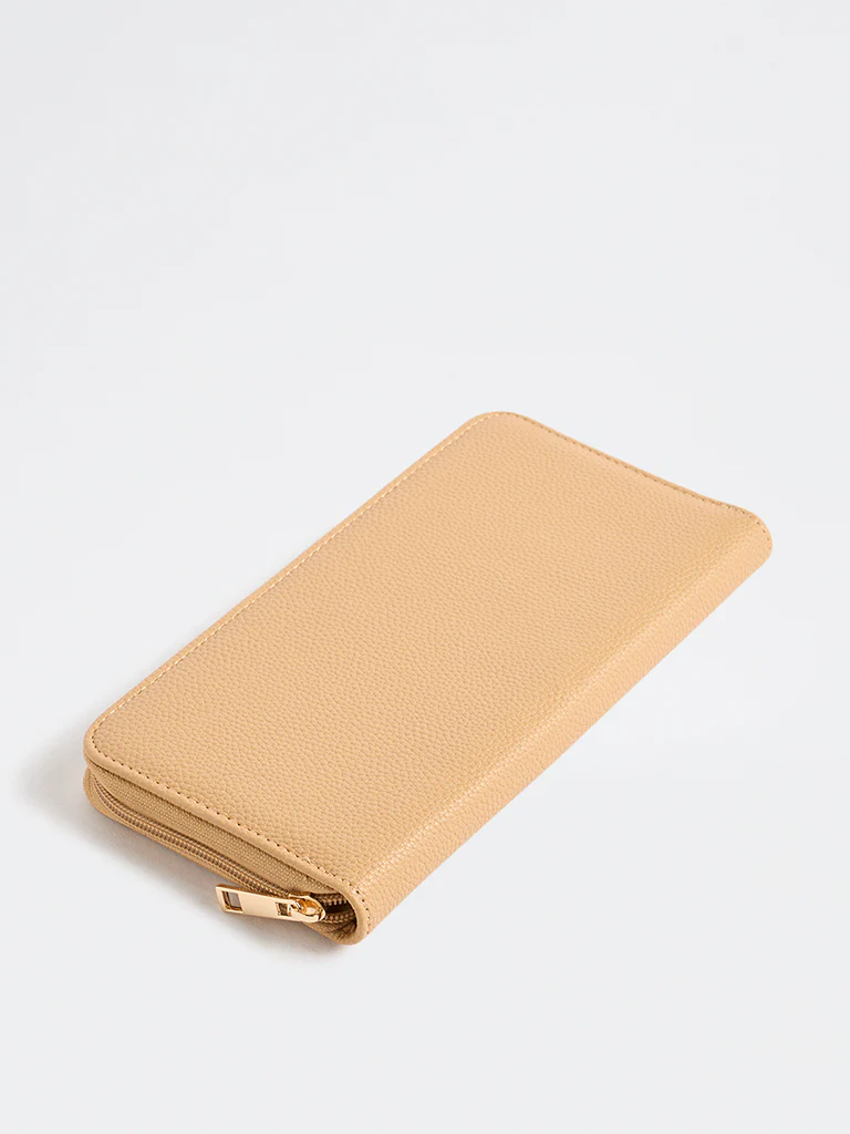Westside Peach Textured Travel Jewellery Organizer - Image 2