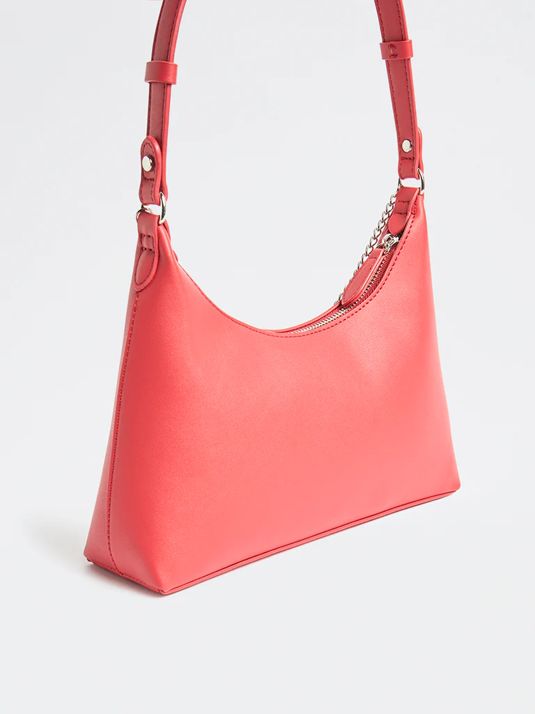 Westside Pink Charms-Detail Shoulder Bag - Image 2