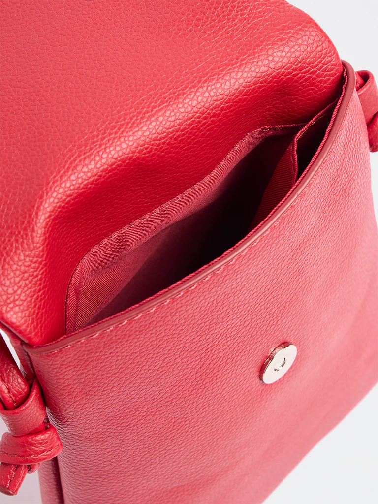 Westside Red Textured Mobile Sling Bag - Image 4