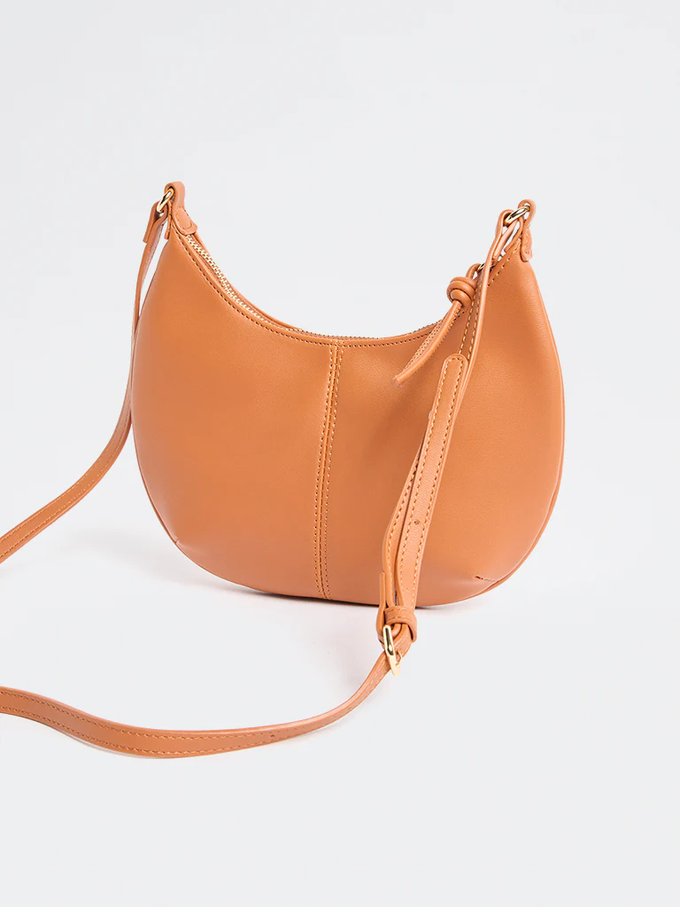 Westside Tan Crescent Sling Bag - Image 2
