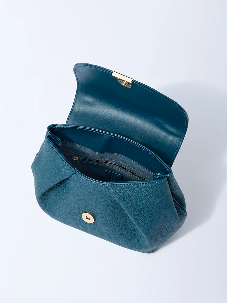 Westside Teal Potli Sling Bag - Image 4