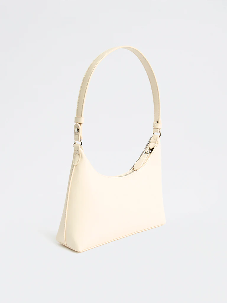 Westside White Charms-Detail Shoulder Bag - Image 2
